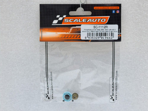 SC-1112R Scaleauto Nylon Crown Gear Inline 26-Tooth 1:32 Slot Car Part