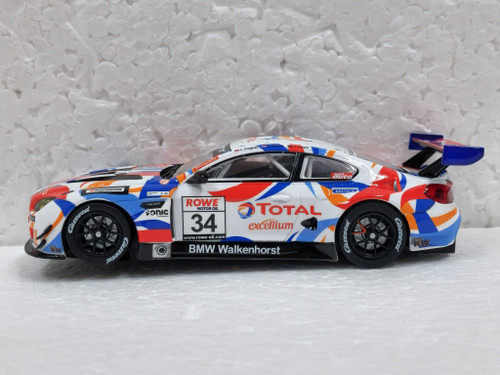 41022 Carrera BMW M6 GT3 Walkenhorst Motorsport, #34 *Analog/No Reverse Switch/No Case* 1:32 Slot Car