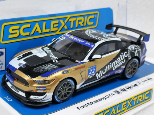 C4403 Scalextric Ford Mustang GT4 Multimatic Motorsport - Canadian GT 2021, #22 1:32 Slot Car *DPR*