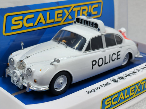 C4420 Scalextric Jaguar MK2 - Police Edition 1:32 Slot Car *DPR*