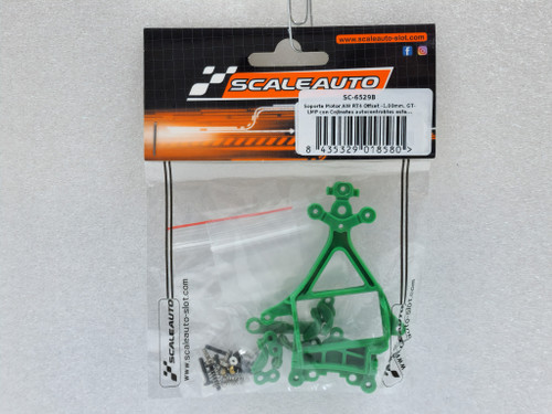 SC-6529B Scaleauto Motor Mount RT4 GT/LMP AW with Spherical Bearings Green 1:32 Slot Car Part