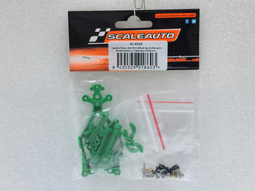 SC-6532 Scaleauto Motor Mount RT4 Rally AW Special Rear Green 1:32 Slot Car Part