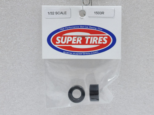 1503R Super Tires - Silicone Tires RevoSlot Group 2 Escort, Alfa, BMW 2002, Opel, Datsun 1:32 Slot Car Part