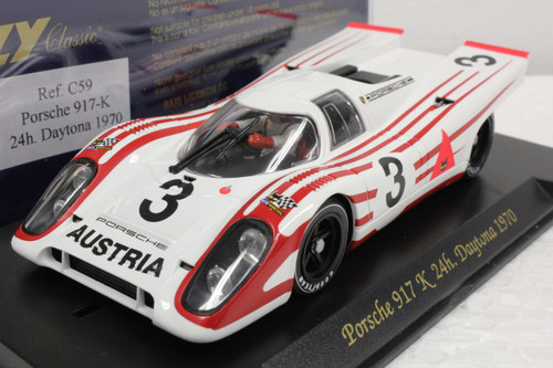 C89 Fly Porsche 917K 24H Daytona 1971 1:32 Slot Car - Great Traditions