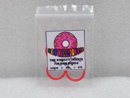 FCSWHEELDONUTS16MM F.C.'S Tire Stability Inserts for 16mm Wheels 1:32 Slot Car Part