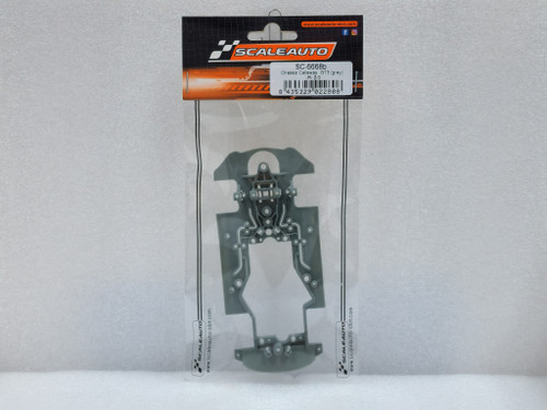 SC-6668b Scaleauto Callaway C7R GT3 Chassis Medium - Inflex 2.0 (Grey) 1:32 Slot Car Part
