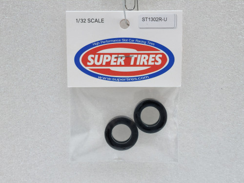 1302RU Super Tires - Urethane Tires Carrera NASCAR, Dodge Charger 1:32 Slot Car Part