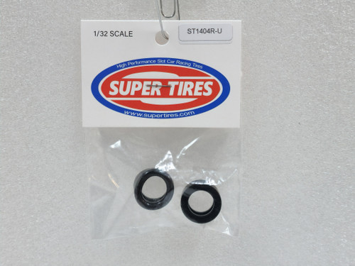 1404RU Super Tires - Urethane Tires for 15.9x8mm 1:32 Slot Car Part