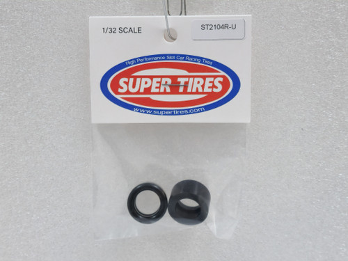 2104RU Super Tires - Urethane Tires for 15x10 Aluminum Wheels 1:32 Slot Car Part