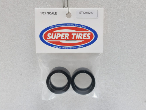 12402U Super Tires - Urethane Tires Carrera Ferrari 458 & 599XX 1:24 Slot Car Part