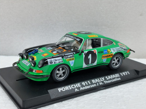 A2084 Fly Porsche 911 East African Safari Rally 1971, #1 1:32 Slot Car