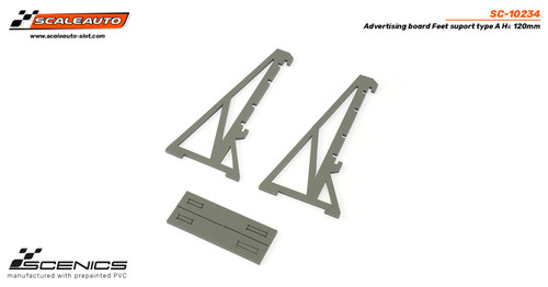 SC-10234 Scaleauto Advertising Panel Feet Support Type A - Height: 120mm 1:32 Slot Car Building
