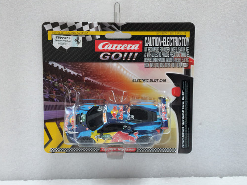 64197 Carrera GO!!! Ferrari 488 GT3 Red Bull AF Corse, #30 1:43 Slot Car