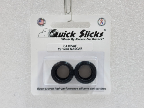 CA105XF Quick Slicks Silicone Tires for Carrera Nascar NextGen Camaro ZL1 1:32 Slot Car Part