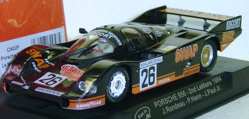 SICA02F Slot.it Porsche 956 2nd Le Mans 1984 #26, J. Rondeau/P. Henn/J. Paul Jr. 1:32 Slot Car
