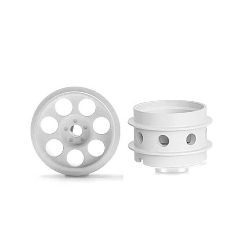 STAFFS269 Staffs Radical Alloy Aluminum Wheels 16.9 x 10mm White (2) 1:32 Slot Car Part