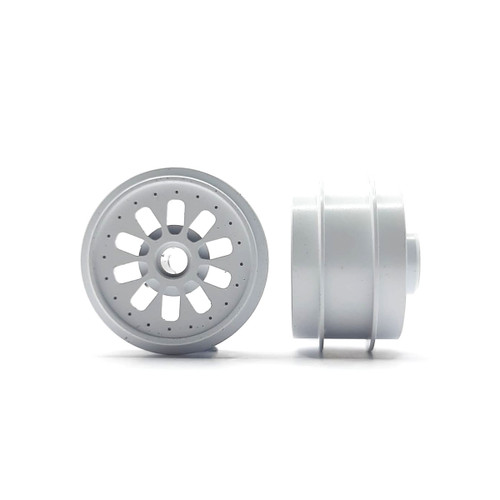 STAFFS301 Staffs Hyper 2 Alloy Aluminum Wheels 16.9 x 10mm White (2) 1:32 Slot Car Part