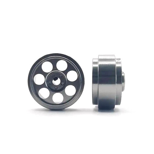 STAFFS260 Staffs Radical Alloy Aluminum Wheels 16.9 x 8.5mm Grey (2) 1:32 Slot Car Part