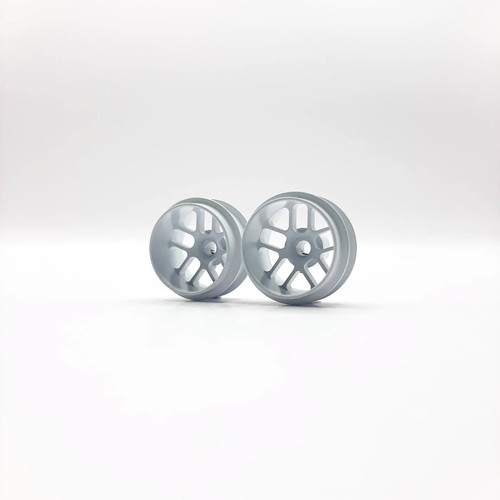 STAFFS321 Staffs Hyper Deep Dish Aluminum Air Wheels 16.9 x 10mm White (2) 1:32 Slot Car Part