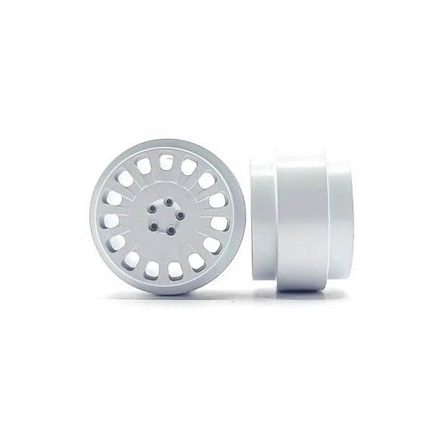 STAFFS341 Staffs OZ Style Aluminum Alloy Wheels 15.8 x 8.5mm White (2) 1:32 Slot Car Part
