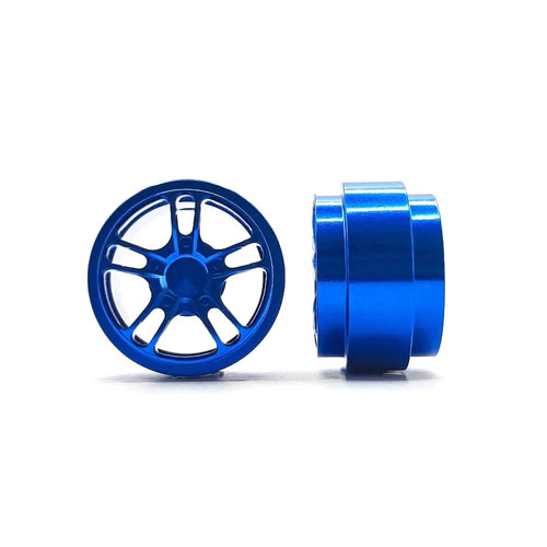 STAFFS354 Staffs Twin 5-Spoke Aluminum Alloy Wheels 15.8 x 8.5mm Blue (2) 1:32 Slot Car Part STAFFS354 Staffs Twin 5-Spoke Aluminum Alloy Wheels 15.8 x 8.5mm Blue (2) 1:32 Slot Car Part