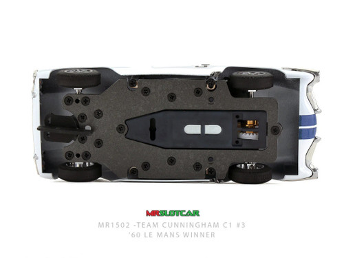 MR Slotcar MR1502 - Team Cunningham C1 #3 - '60 Le Mans Winner Clover Leaf Racin