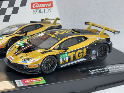 20027814 Carrera Evolution Lamborghini Huracán GT3 Evo2 GRT Grasser Racing DTM 2024, #63 1:32 Slot Car