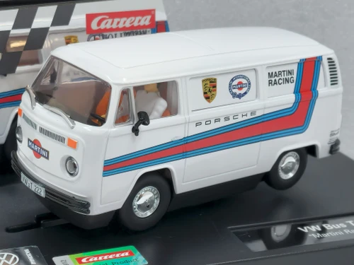 20027838 Carrera Evolution VW Bus T2b Martini Racing 1:32 Slot Car
