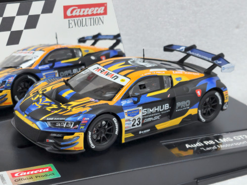 20027826 Carrera Evolution Audi R8 LMS GT3 DTM Land Motorsport, #23 1:32 Slot Car
