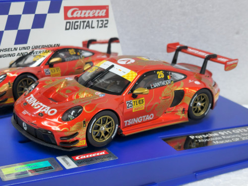 20032065 Carrera Digital 132 Porsche 911 GT3 R Absolute Racing Macao GP 2024, #25 1:32 Slot Car