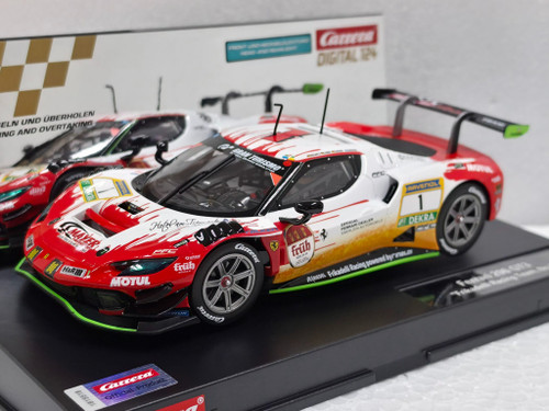 20023988 Carrera Digital 124 Ferrari 296 GT3 DTM Frikadelli Racing, #1 1:32 Slot Car