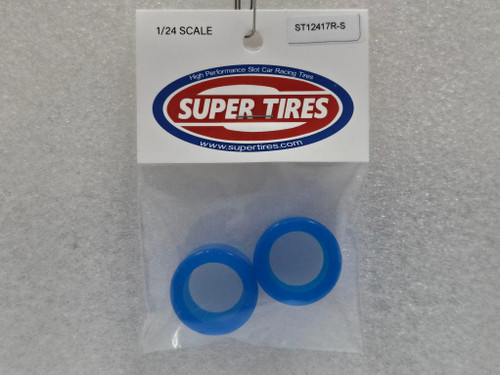 12417RS-Blue Super Tires - Silicone Tires Carrera BMW M4 - Blue 1:24 Slot Car Part