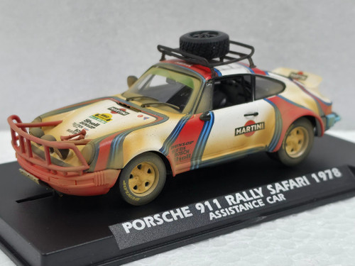 A2101AR Fly Porsche 911 Rally Safari 1978 Assistance Car Martini Racing - Dirty/Race Version 1:32 Slot Car