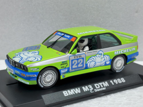 A2102 Fly BMW M3 E30 DTM 1988 Michelin, #22 1:32 Slot Car