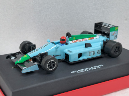 0421RCP-IL NSR Formula 86/89 Leyton House - Mauricio Gugelmin, #15 - Reparto Corse for Plastic Track 1:32 Slot Car