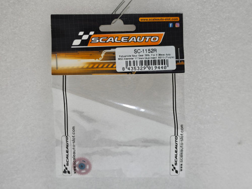 SC-1152R Scaleauto Sidewinder Nylon Spur Gear 32t for 3/32" Axle (Pink) 1:32 Slot Car Part