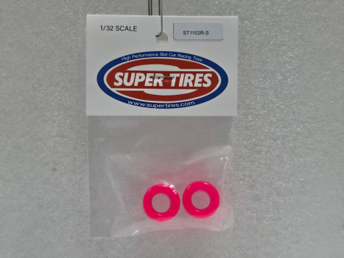 1102RS-Pink Super Tires - Silicone Tires Scalextric - Pink 1:32 Slot Car Part