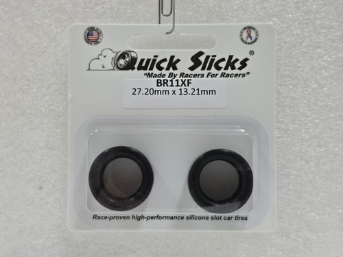 BR11XF Quick Slicks Silicone Tires for BRM McLaren F1 GTR 1:24 Slot Car Part