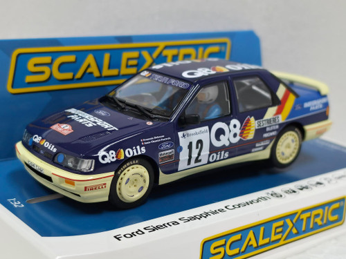 C4607 Scalextric Ford Sierra Sapphire Cosworth Monte-Carlo Rally 1991, #12 1:32 Slot Car *DPR*