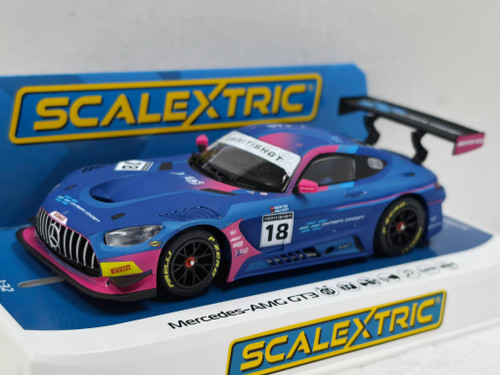 C4623 Scalextric Mercedes-AMG GT3 2Seas Motorsport, British GT 2024, #18 1:32 Slot Car *DPR*