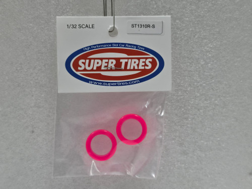 1310RS-Pink Super Tires - Silicone Tires Carrera Audi A5 DTM - Pink 1:32 Slot Car Part