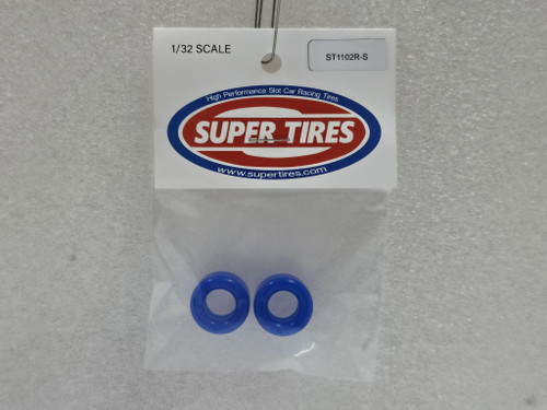1102RS-RoyalBlue Super Tires - Silicone Tires Scalextric - Royal Blue 1:32 Slot Car Part