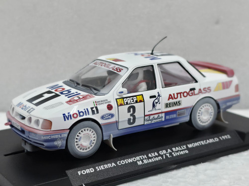 A2108AR Fly Ford Sierra Cosworth 4WD Rally Monte-Carlo 1992, #3 - After Race Version 1:32 Slot Car