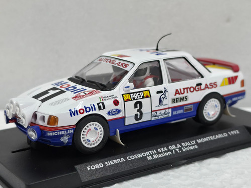 A2108 Fly Ford Sierra Cosworth 4WD Rally Monte-Carlo 1992, #3 1:32 Slot Car
