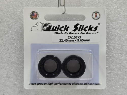 CA107XF Quick Slicks Silicone Tires for Carrera Ferrari 296 1:32 Slot Car Part