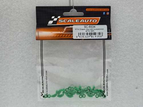 SC-6534 Scaleauto RT4 Chassis Clips & Suspension Arms 1:32 Slot Car Part