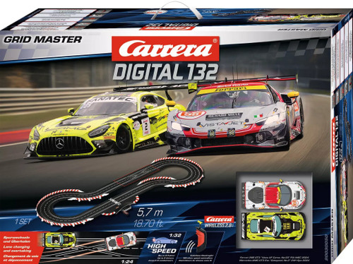 20030050 Carrera Digital 132 Grid Masters 1:32 Slot Car Set