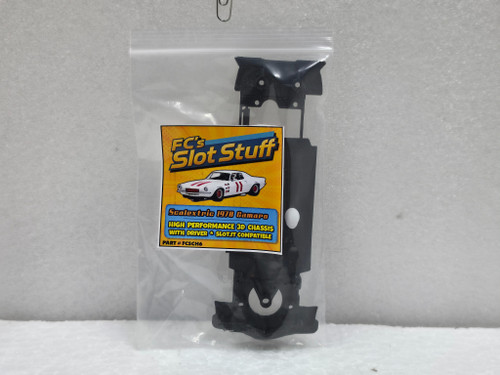 FCSCH6 F.C.'s Scalextric 1970 Camaro Competition Chassis & Driver with DPR Door 1:32 Slot Car Part