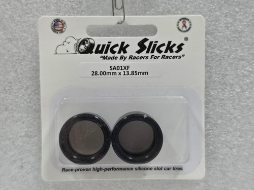 SA01XF Quick Slicks Silicone Tires for Scaleauto 1:24 Slot Car Part