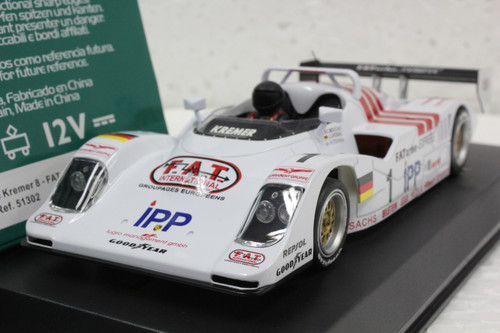 51302 Avant Slot Porsche Kremer K8 FATurbo Le Mans 1996 #1, C Bouchut/J Lässig/H Toivonenn 1:32 Slot Car